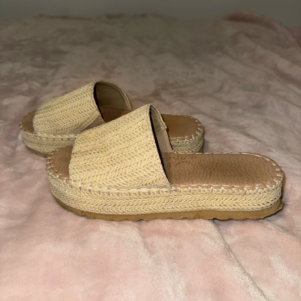 Espadrille Slide Sandals
